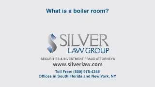 What is a boiler room?