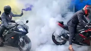 Bikers Wedding Entrance