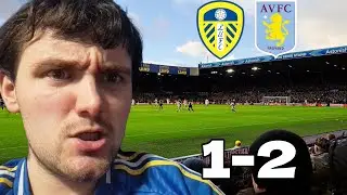 DISAPOINTED AS LEEDS GO DOWN TO BOTTOM 3 AFTER ANOTHER DEFEAT! Leeds United 1-2 Aston Villa!