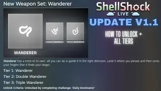 ShellShock Live | Обновление v1.1 &mdash; Wanderer &mdash; все уровни + ежедневное достижение &laquo;Доминатор&raquo;