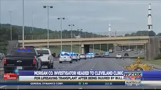 Injured Morgan County investigator transfered to Cleveland Clinic for life-saving surgery