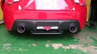 JapanDyno &Gamma;-TI 86 GT86 排氣管聲音檔