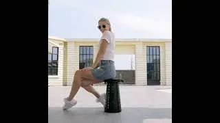 Portable Telescopic Stool Lightweight Sturdy Collapsible Stool Retractable Camping Stool for Adults