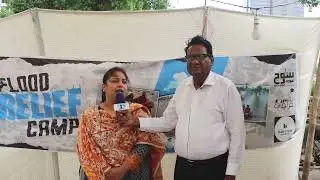 Humain Right Council of Pakistan...&hellip; Flood Relief Camp... with Sister Sana