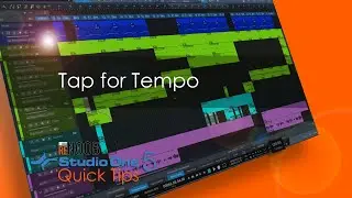 Studio One 5 Quick Tip: Tap for Tempo