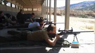 IDF shooting range with M24 sniper rifle