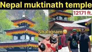 Muktinath Famous place of nepal🇳🇵| Highest vishnu temple😇| Nepal bike ride | EP.5😍