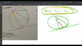 Circle Properties - Important Past Paper Question O level / IGCSE Maths !!!