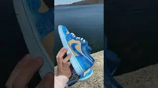 Custom jordan 1. Ocean custom sneaker