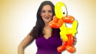 QUACK QUACK DUCK Balloon Animal Tutorial - Learn Balloon Animals with Holly!