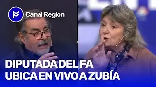 🥊DIPUTADA DEL FA UBICA EN VIVO A ZUB&Iacute;A🥊