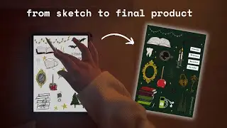 making twilight inspired stickers for my fall shop update