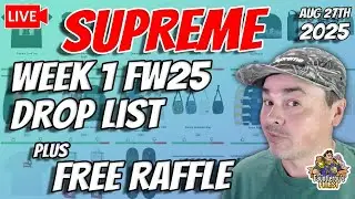 Supreme FW25 | Week 1 BREAKDOWN & Giveaway for Tomorrow&rsquo;s Drop