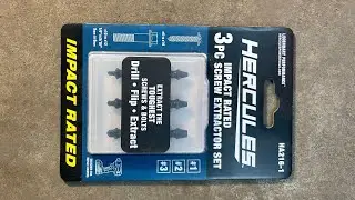 Hercules Screw Extractor Kit how to