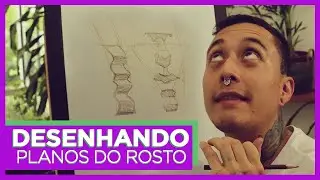 COMO DESENHAR PLANOS DO ROSTO (Anatomia Humana)
