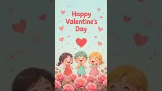 Happy Valentine&rsquo;s Day ❤️ | Easy English Song for Kids#ValentineSong#KidsValentine#ValentinesDay
