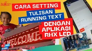 Cara Setting Controller RHX 2A323427 Running Text 1x3 Panel dengan  Aplikasi RHXLED, RHX-32w512 Wifi
