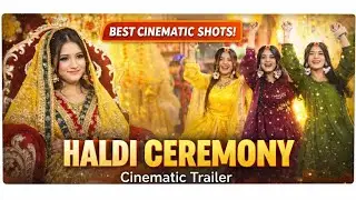 Cinematic Haldi Video |Adiba ki Haldi Ceremony | Muslim Girl Haldi | Maiyyo | Dholki | Waseem Movies