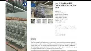 New 12 Sets Rieter C80 Carding with Blowroom Year-2023