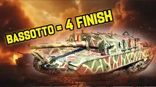 Bassotto // Slow Tank, Fast 4 Kills 😎💥#tankbattle #wotblitz #tankgameplay
