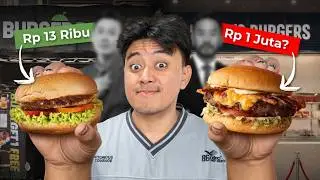 Aku Mecoba Bandingin Burger Artis Rp13.000 VS Rp1.000.000