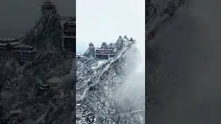 Floating Golden Temple Above the Clouds! Laojun Mountain, China 🏔️☁️