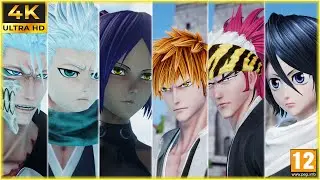 JUMP FORCE! All Bleach Characters | Transformation | Map Transition | All Awakening Skill | 4k 60fps