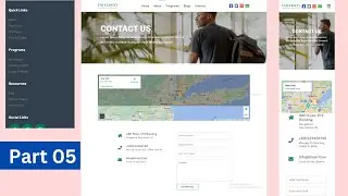 [Part : 05] Complete responsive Education website design using | HTML CSS & Javascript