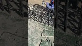 Steel Beam Cleaning.#shortvideo #construction