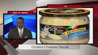 Grated cheese recall