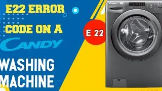 Tutorial:How to fix a E22 error code on a candy or hover washing machine
