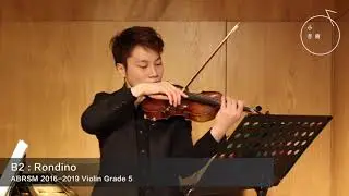 ABRSM GRADE 5 2016-2019 Violin Exam Pieces B2 : Rondino