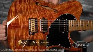 Suhr Custom Classic T Figured Koa/Roasted Alder