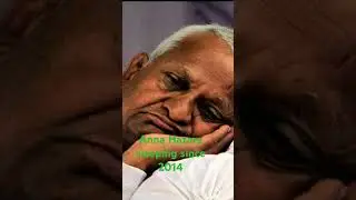 Anna Hazare sleeping since 2014. #annahazare #maharashtra #election #corruption