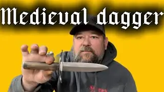 Making a dagger from scrap metal! Start to finish 