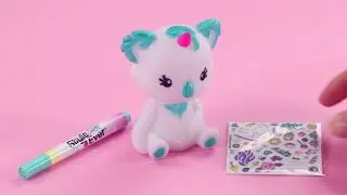 Style4Ever Mini Deco sv&iacute;t&iacute;c&iacute; figurka! Ozdob si svou vlastn&iacute; DYI lampičku! 💡🦄🐶😼 #bambule #style4ever