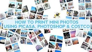 How To Print Small Photos Using Picasa, Photoshop & Costco