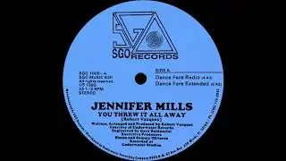 Jennifer Mills - You Threw It All Away (Dance Fare Extended) HD