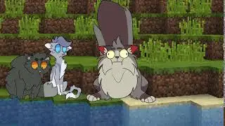 Greystripe teaches his children how to fish (Warriors vine map)