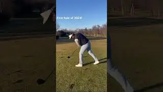 First of many in 2024⛳️ #golf #leftygolf #lefthandedgolf #golfer