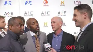 LeVar Burton, Will Packer & Mark Wolper at the A+E Upfront with BTVRtv's Arthur Kade