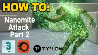 TyFlow Nanomite Attack Part 2 (Deforming Objects) | 3dsMax, Corona