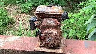 Restoration Old Rusty 1 5 Inch 4 stroke Gasoline Engine Water Pump // Restore old Water Pump Tool