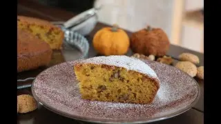 Pumpkin Walnut Cake!!Pumpkin Recipe/Episode 4!!