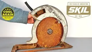I Restored This Rusty Skilsaw Back to Life! Satisfying Restoration