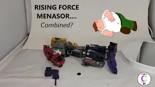 Transformers Review: RISING FORCE RF-L01 - RF-05  (Menasor) Combined!
