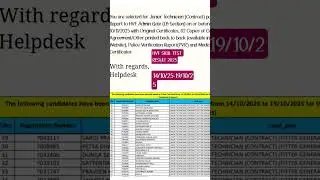 HVF RESULT 2025 Merit list #hvf #avadi #result #fitter #chennai