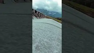 After 2 year🤩🦋 Aliyar dam full and flood 💫 Tamilnadu 3rd place aliyardam 120 feet #valparai #aliyar