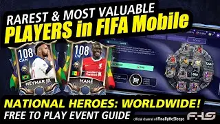RAREST & MOST VALUABLE Players in FC Mobile (FIFA) - National Heroes Worldwide 