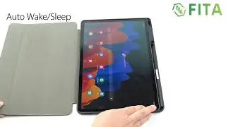 Toby Series (Tri-fold Case With S Pen Holder & Auto Sleep Wake) For  Samsung Tab S7 FE